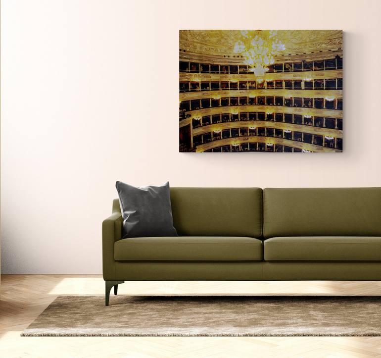 Original Fine Art Interiors Painting by Kae Sasaki