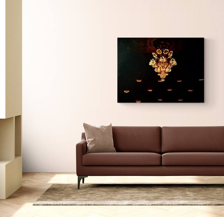 Original Fine Art Interiors Painting by Kae Sasaki