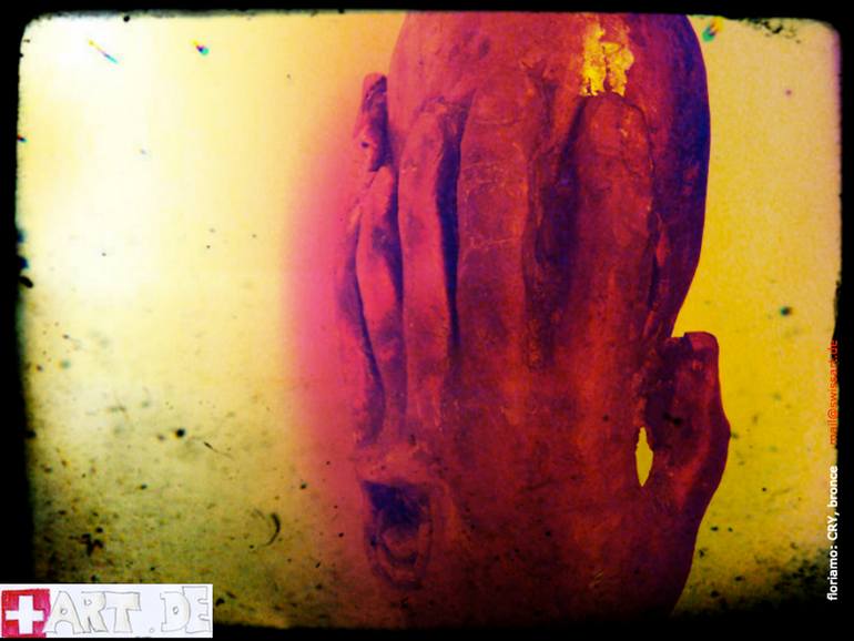 Original Surrealism Fantasy Sculpture by Floryamo Urs