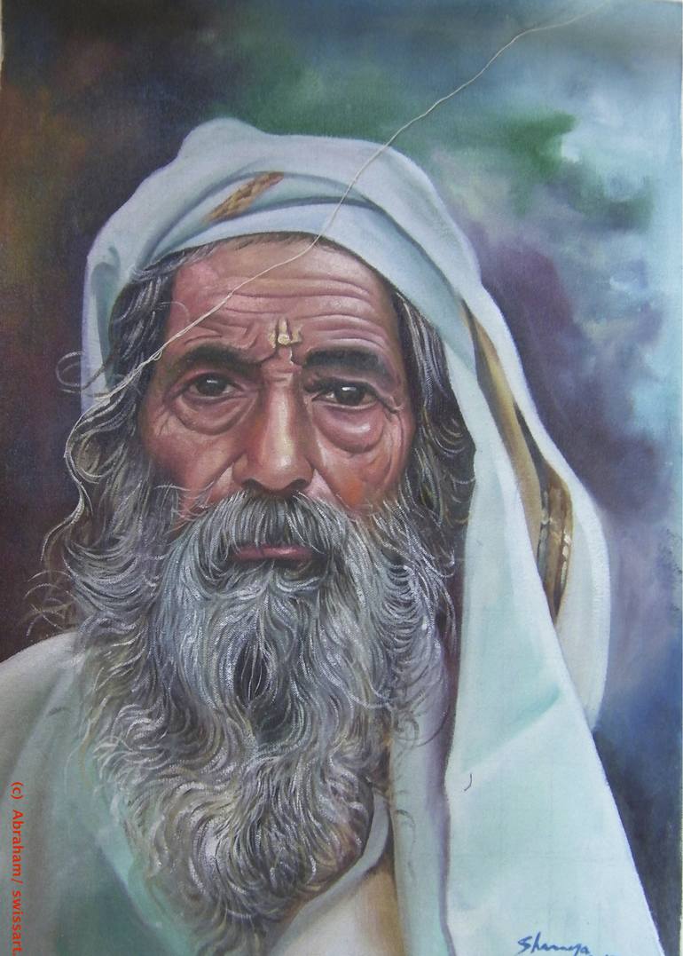 abraham Painting by Floryamo Urs | Saatchi Art