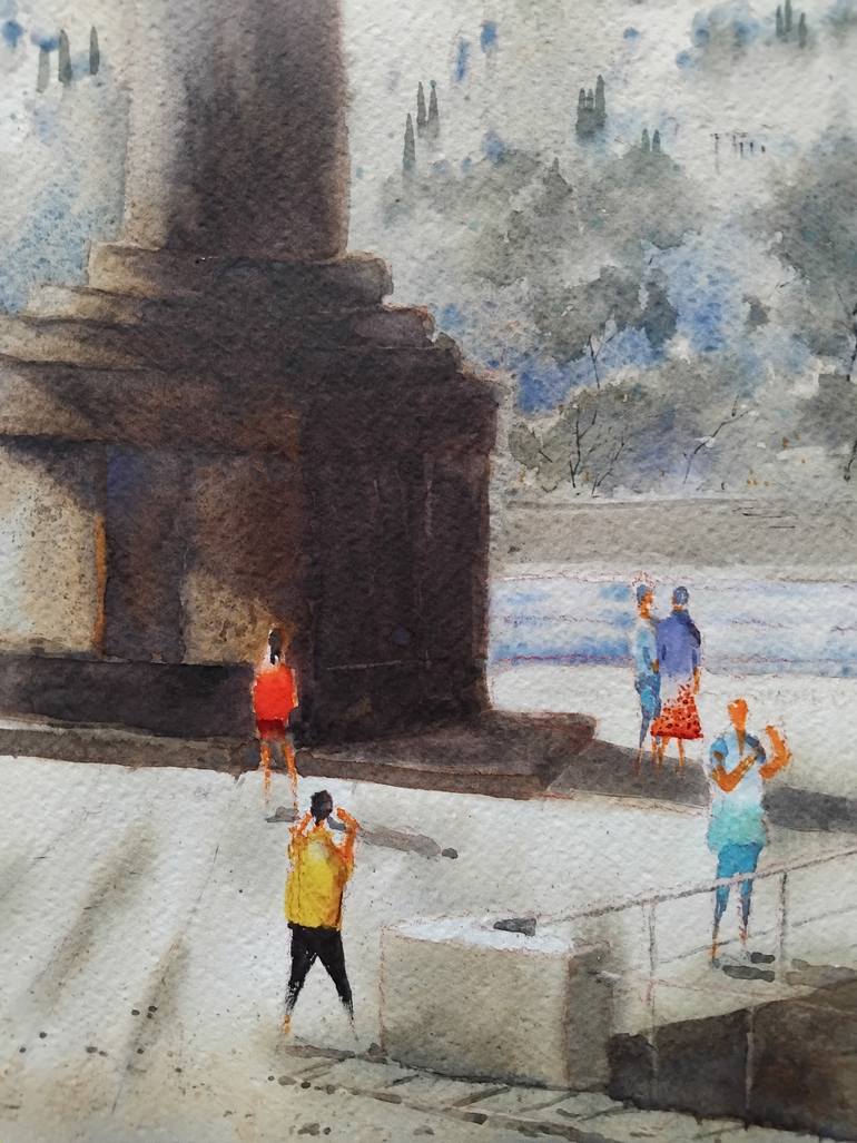 Original Contemporary Architecture Painting by Nenad Kojić