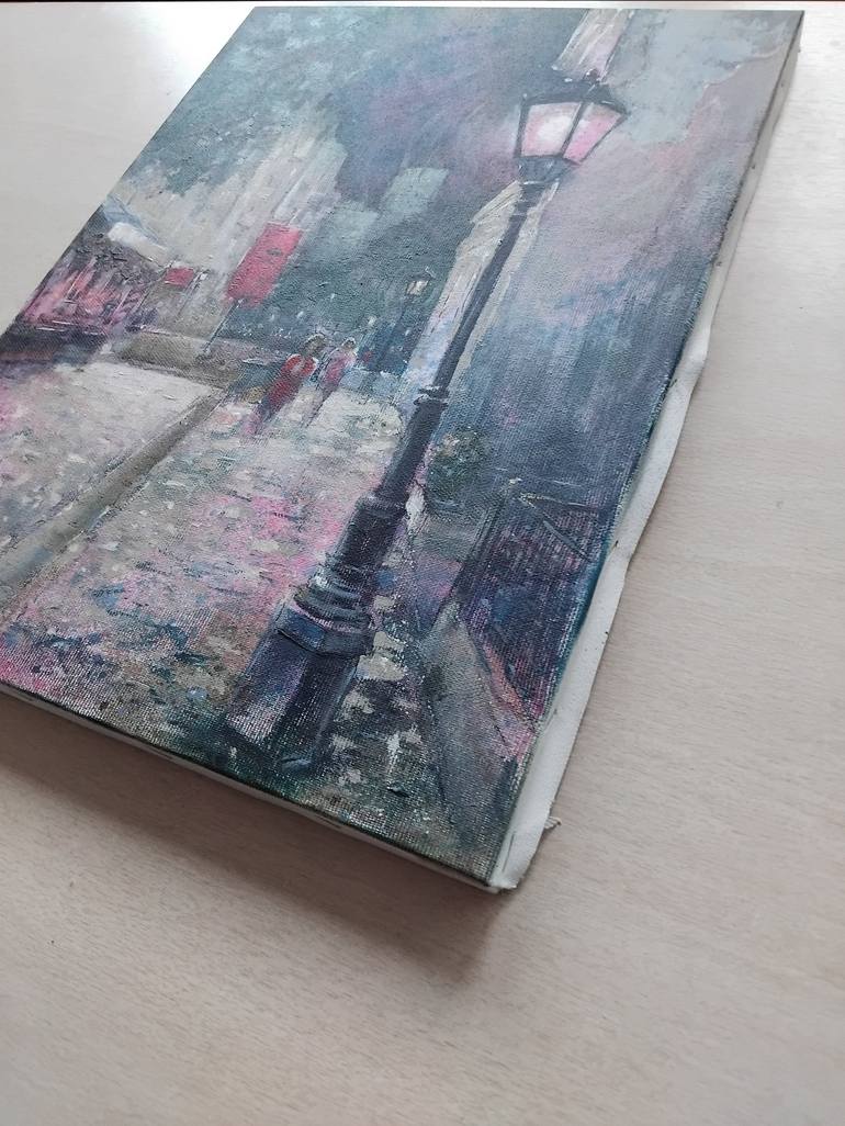 Original Impressionism Cities Painting by Nenad Kojić