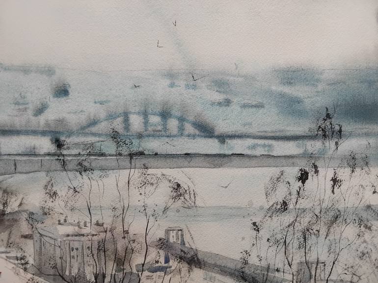 Original Contemporary Cities Painting by Nenad Kojić