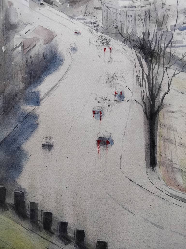 Original Contemporary Cities Painting by Nenad Kojić