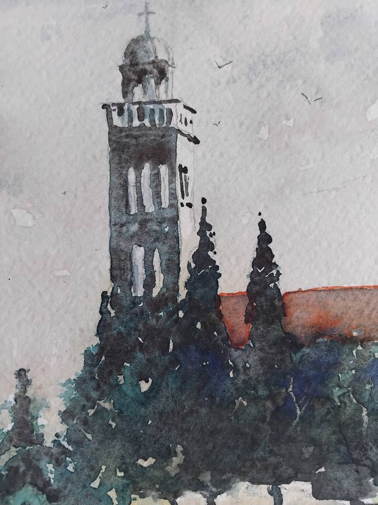 Original Contemporary Beach Painting by Nenad Kojić