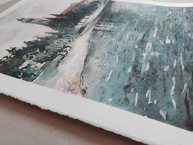 Original Contemporary Beach Painting by Nenad Kojić