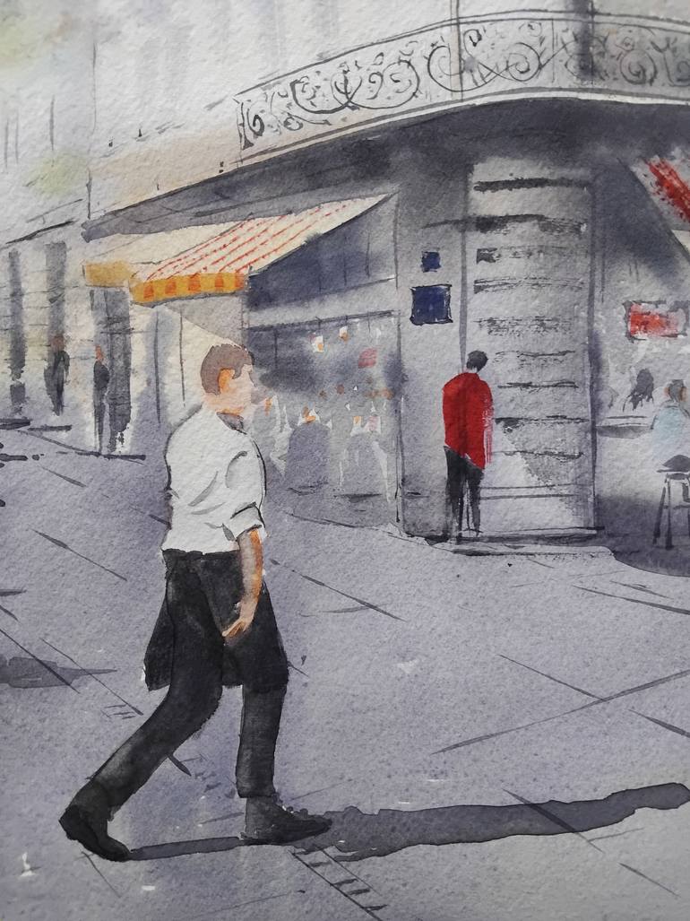 Original Contemporary Cities Painting by Nenad Kojić