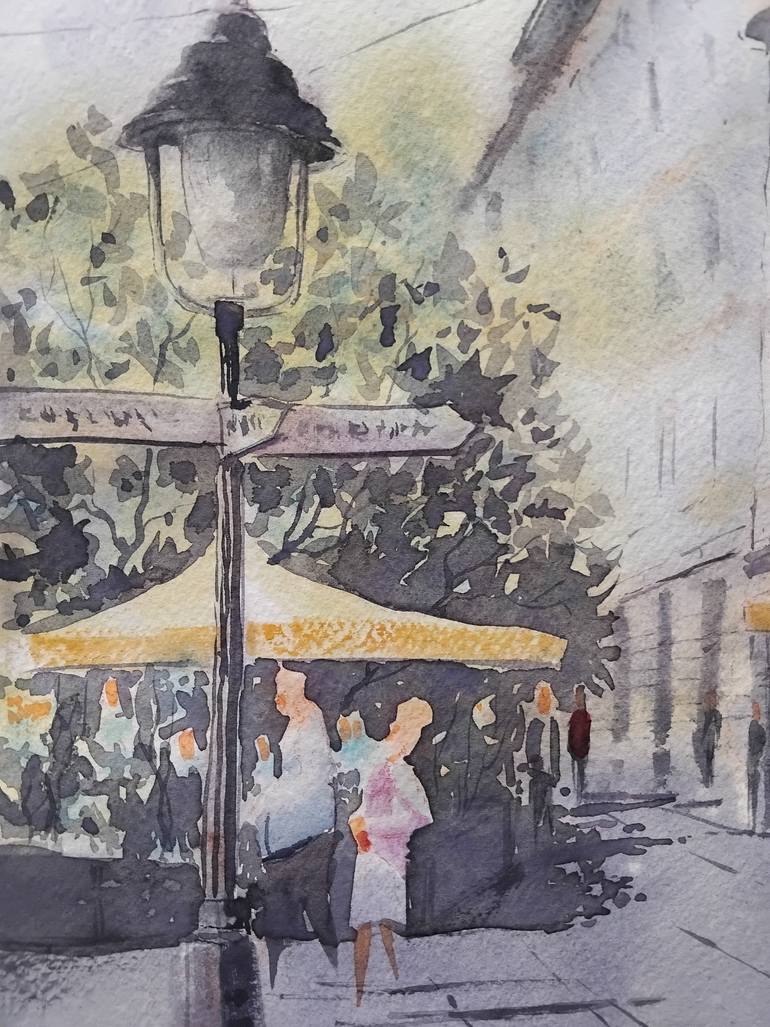 Original Contemporary Cities Painting by Nenad Kojić