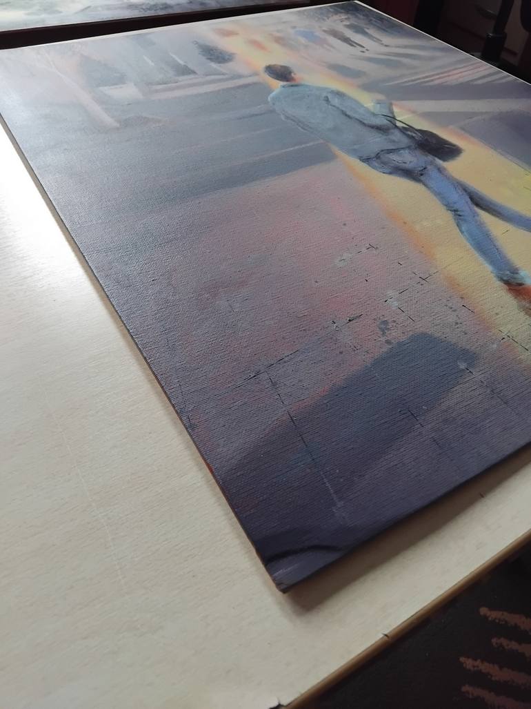 Original Contemporary Cities Painting by Nenad Kojić