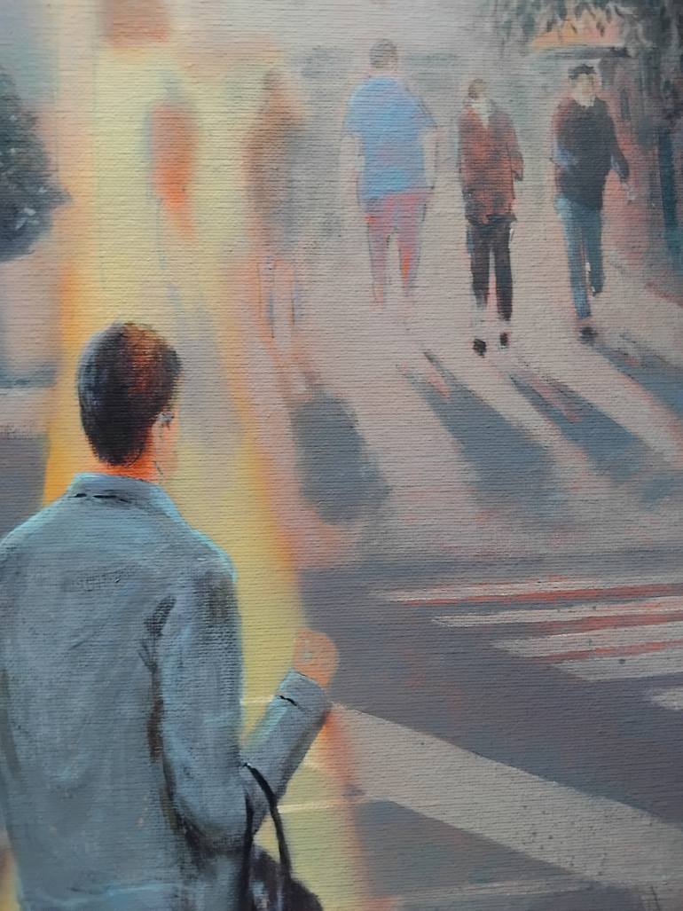 Original Contemporary Cities Painting by Nenad Kojić