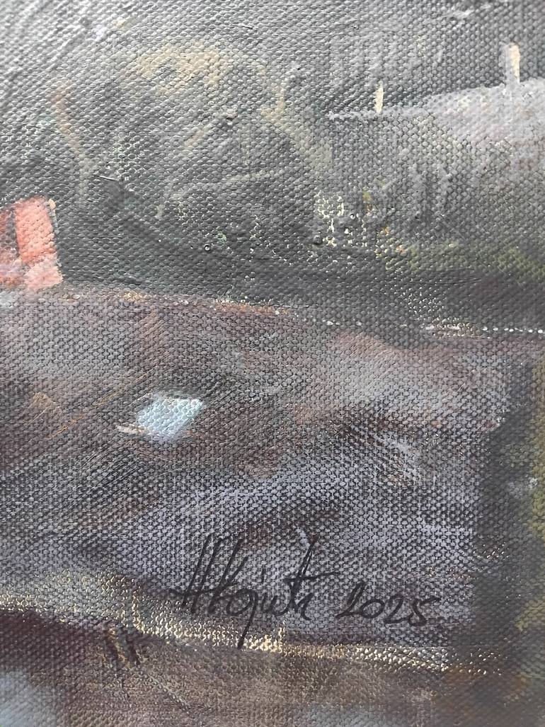 Original Impressionism Architecture Painting by Nenad Kojić