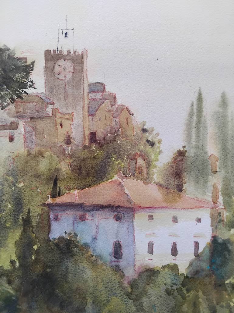 Original Contemporary Architecture Painting by Nenad Kojić