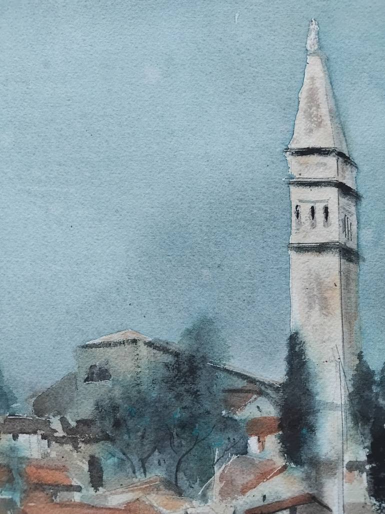 Original Impressionism Architecture Painting by Nenad Kojić