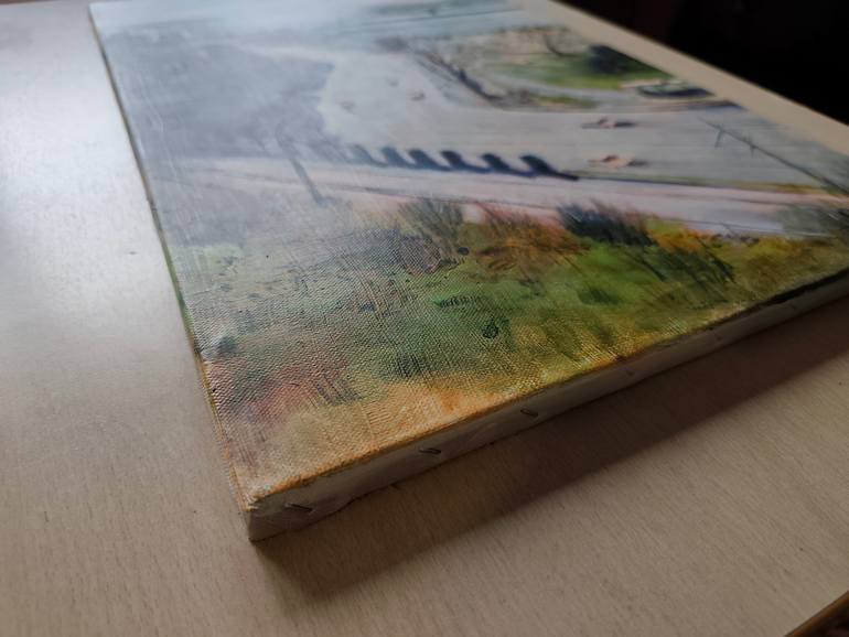 Original Impressionism Cities Painting by Nenad Kojić