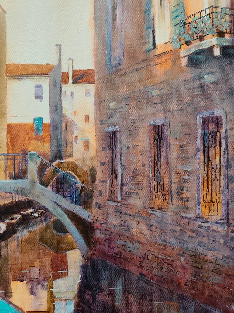 Original Impressionism Cities Painting by Nenad Kojić