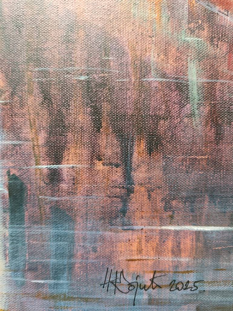 Original Impressionism Cities Painting by Nenad Kojić