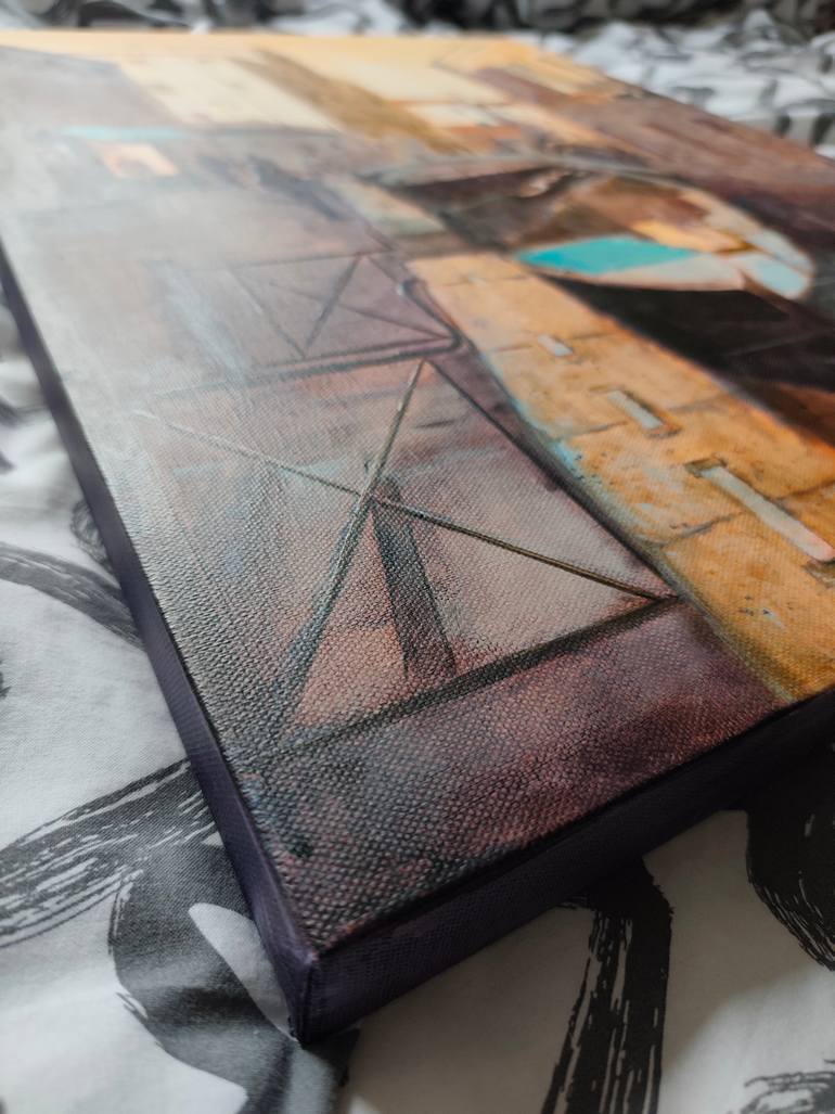 Original Impressionism Cities Painting by Nenad Kojić