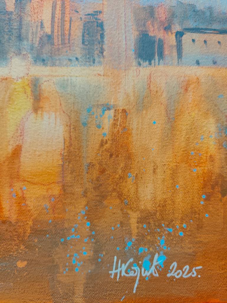 Original Impressionism Cities Painting by Nenad Kojić