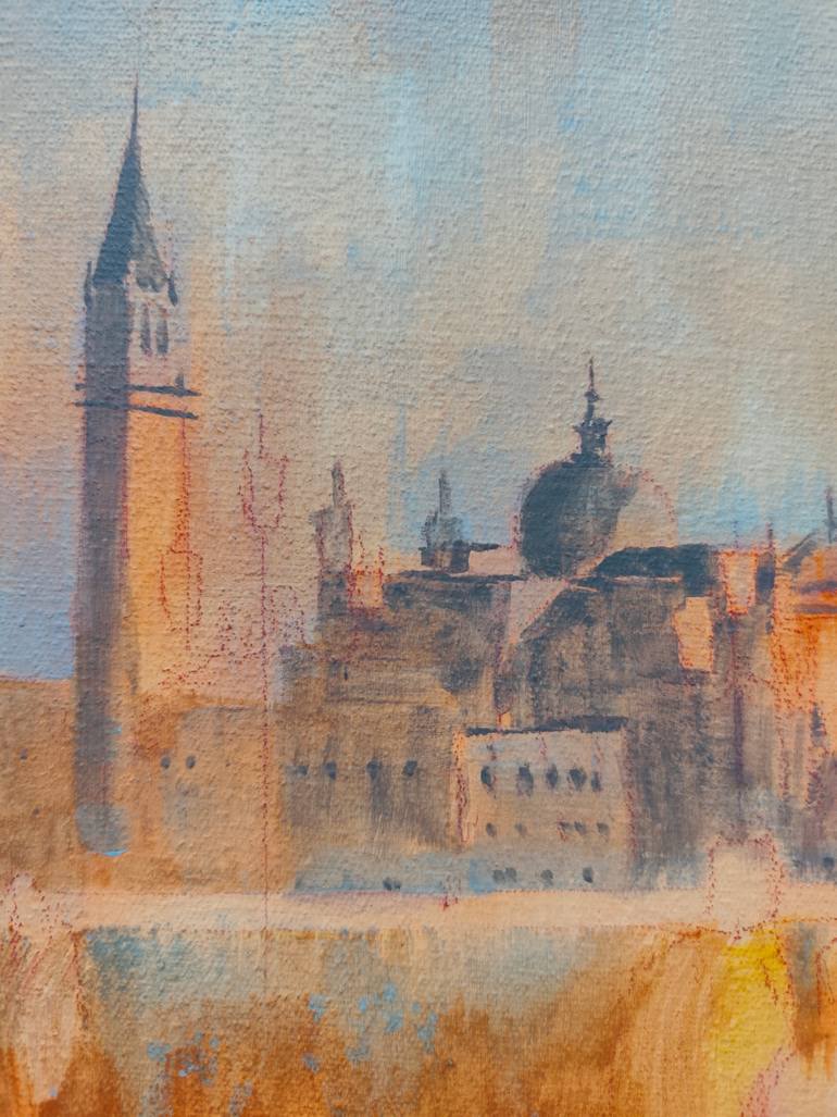Original Impressionism Cities Painting by Nenad Kojić