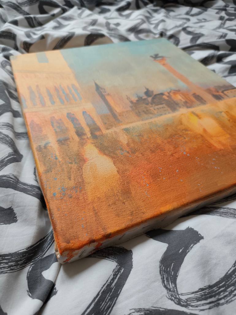 Original Impressionism Cities Painting by Nenad Kojić