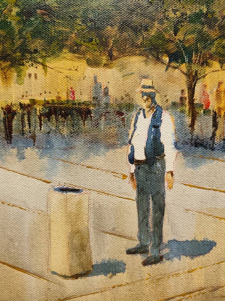 Original Impressionism Cities Painting by Nenad Kojić