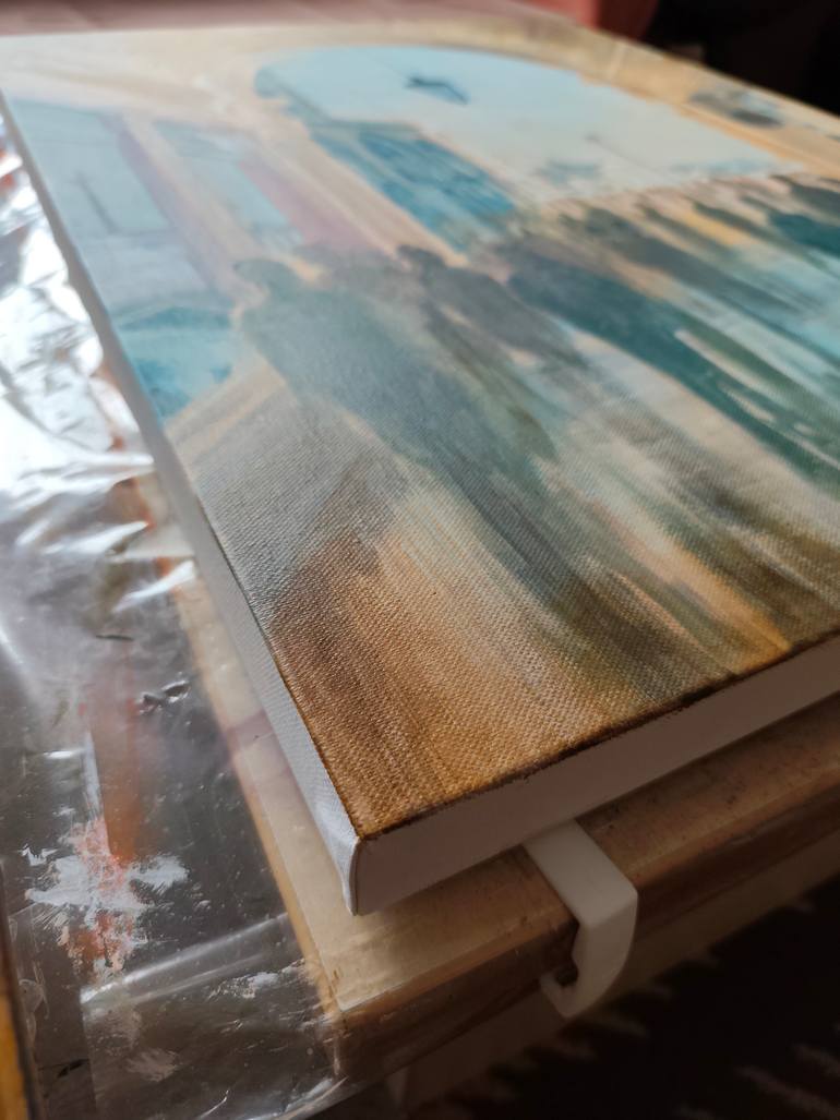 Original Impressionism Cities Painting by Nenad Kojić