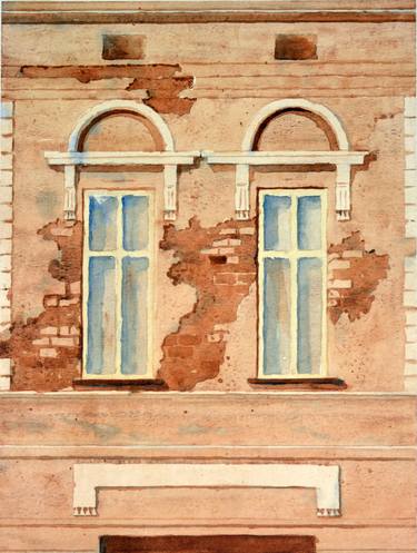 Original Architecture Paintings by Nenad Kojić