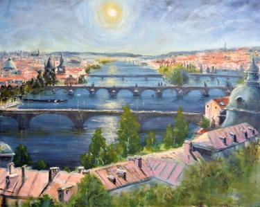 Original Cities Paintings by Nenad Kojić