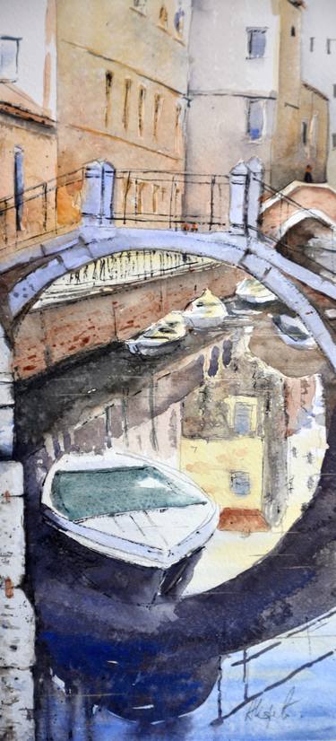 Venice cityscape #2 original watercolours thumb