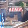 detail of watercolor landscape venice