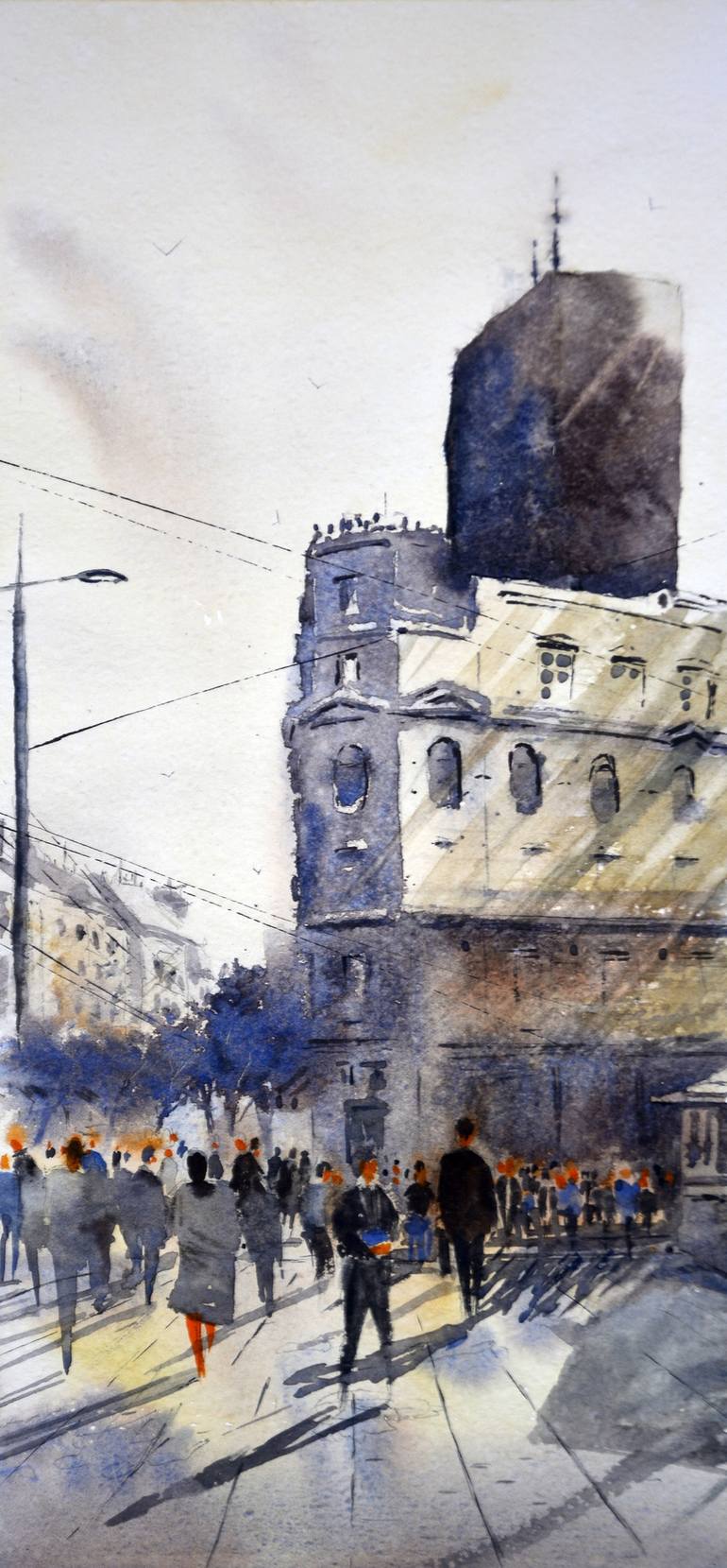 Print of Impressionism Architecture Paintings by Nenad Kojić
