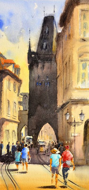 Original Impressionism Architecture Paintings by Nenad Kojić