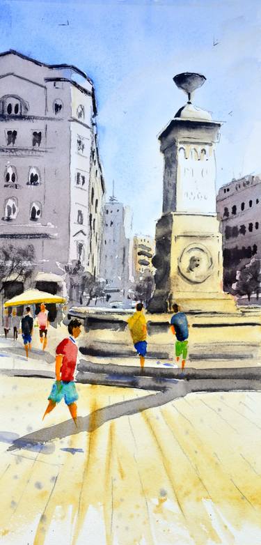 Original Impressionism Cities Paintings by Nenad Kojić