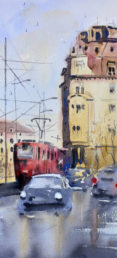 Tramvaj broj 2 Beograd 17x36 cm 2020 thumb