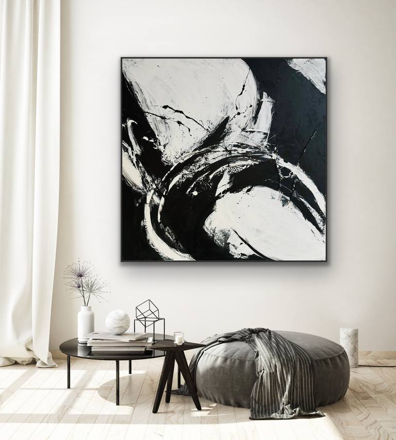 Original Abstract Expressionism Abstract Painting by Preethi Mathialagan