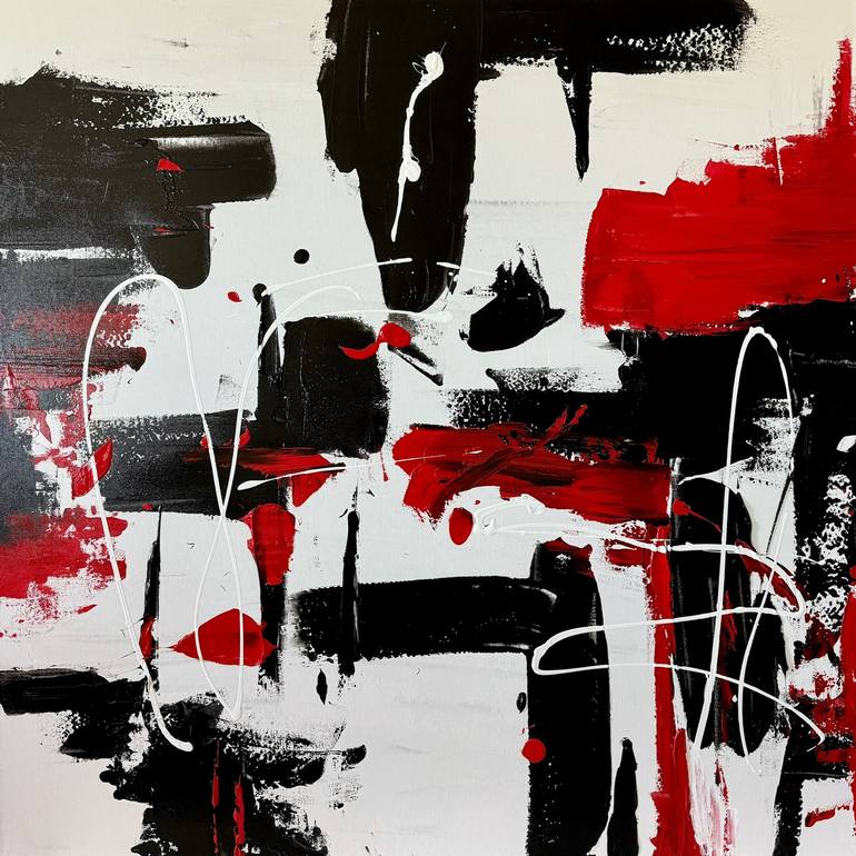 Original Abstract Expressionism Abstract Paintings by Preethi Mathialagan