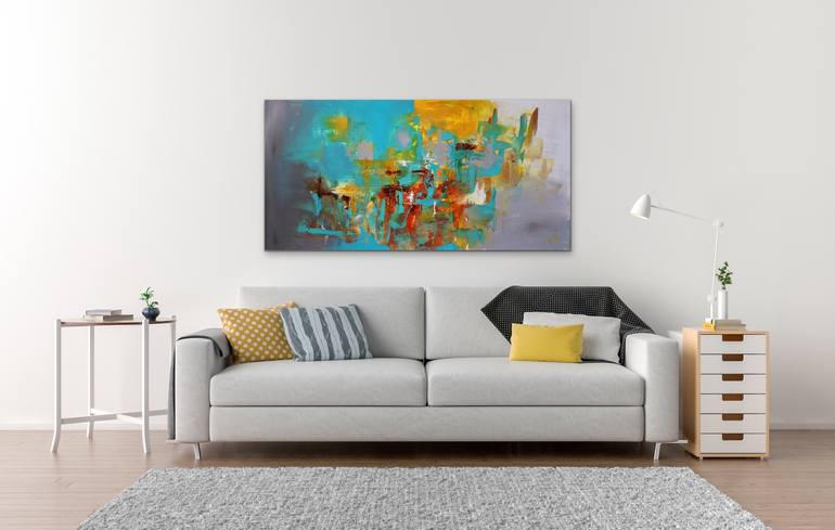 Original Expressionism Abstract Painting by Preethi Mathialagan