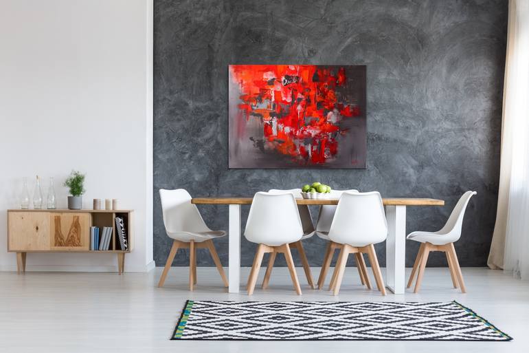 Original Realism Abstract Painting by Preethi Mathialagan