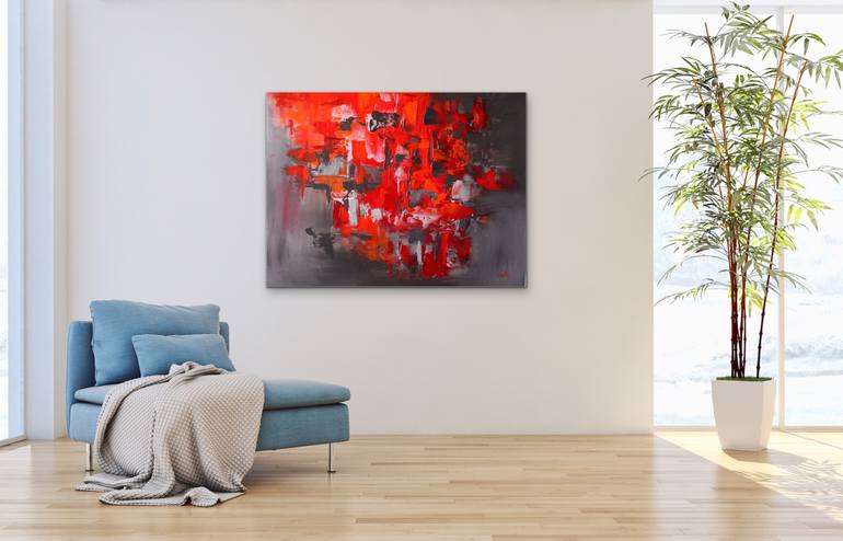 Original Realism Abstract Painting by Preethi Mathialagan