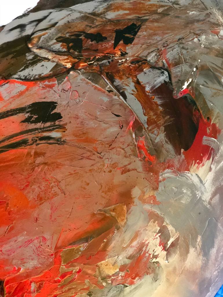 Original Abstract Expressionism Abstract Painting by Preethi Mathialagan