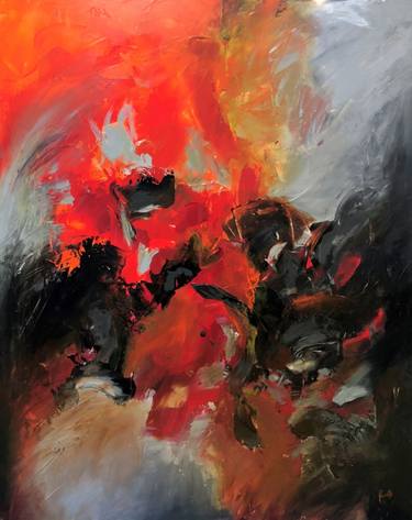 Original Abstract Expressionism Abstract Paintings by Preethi Mathialagan