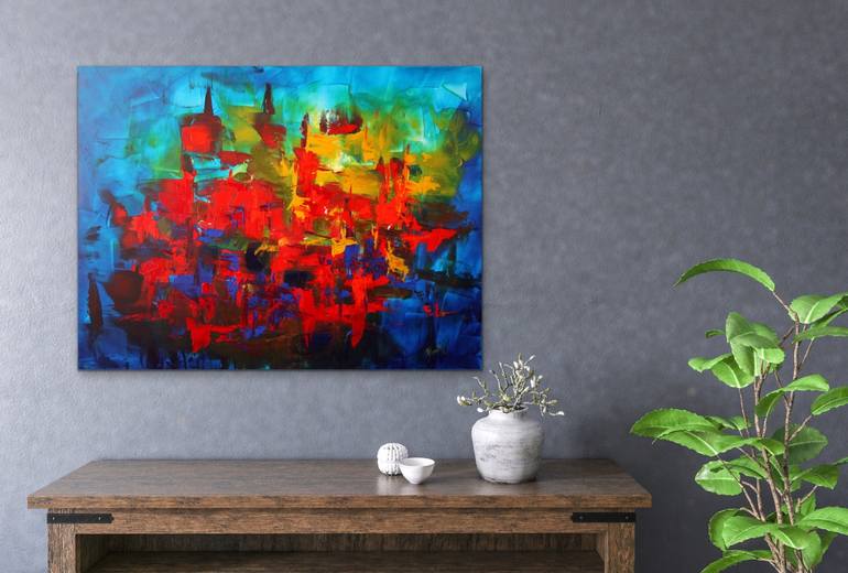 Original Abstract Painting by Preethi Mathialagan