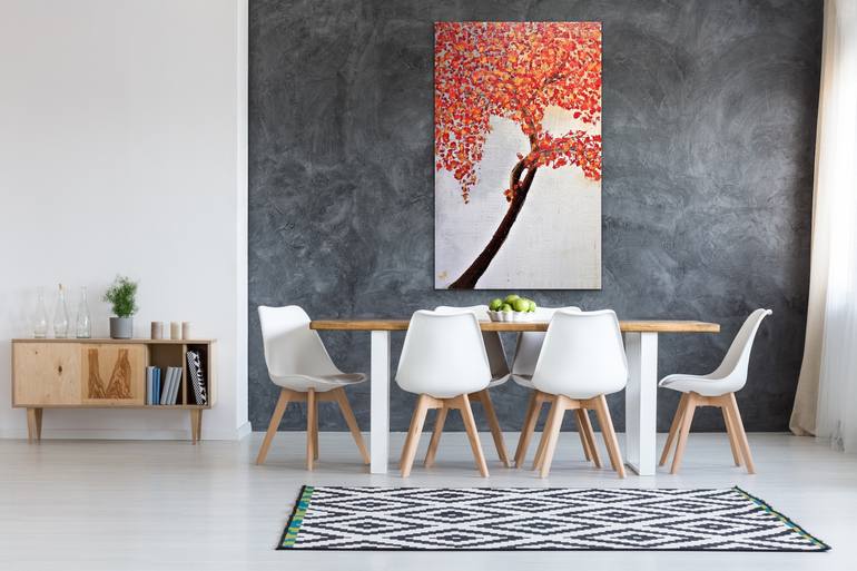 Original Abstract Expressionism Botanic Painting by Preethi Mathialagan