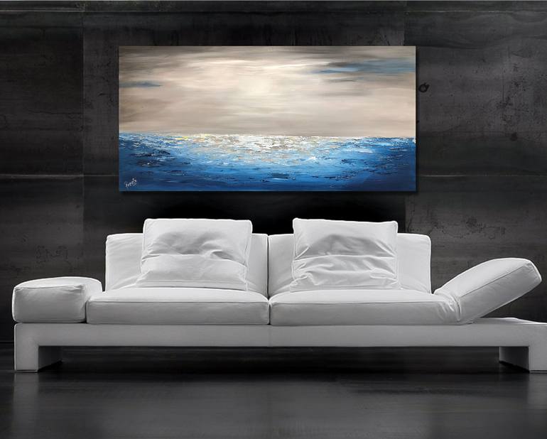 Original Seascape Painting by Preethi Mathialagan