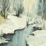The Winter River by Elena Vertikova