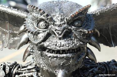 The Gremlin metal art sculpture thumb