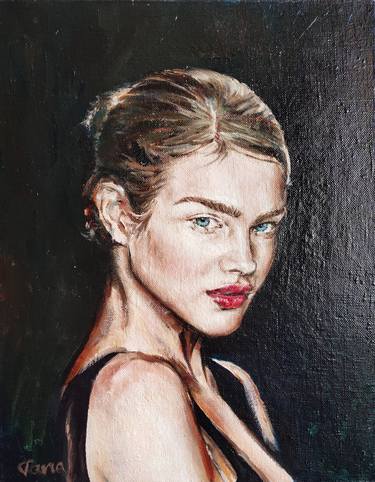 Original Portrait Painting by Tatiana Aleksandrova