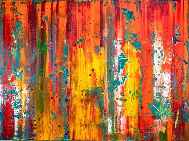 Original Abstract Paintings by Pia and Sean Art