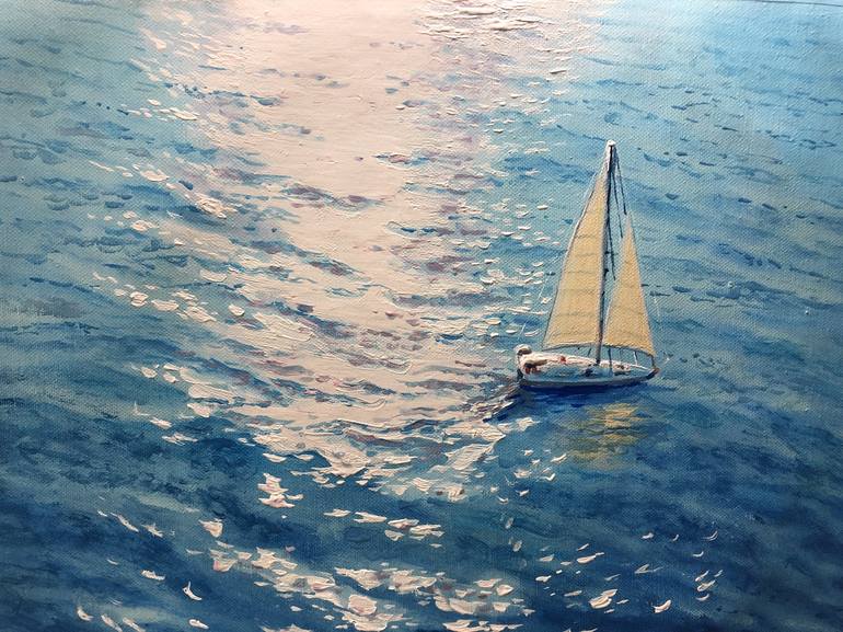 Original Realism Seascape Painting by Garry Arzumanyan