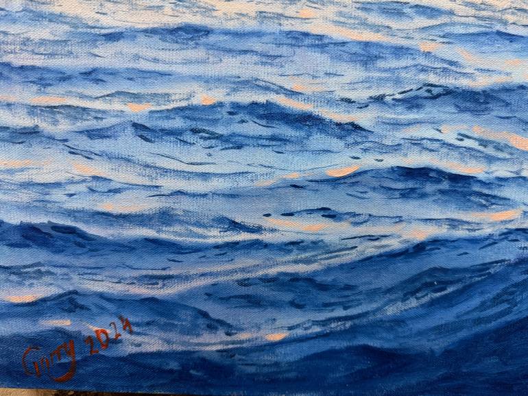Original Surrealism Seascape Painting by Garry Arzumanyan